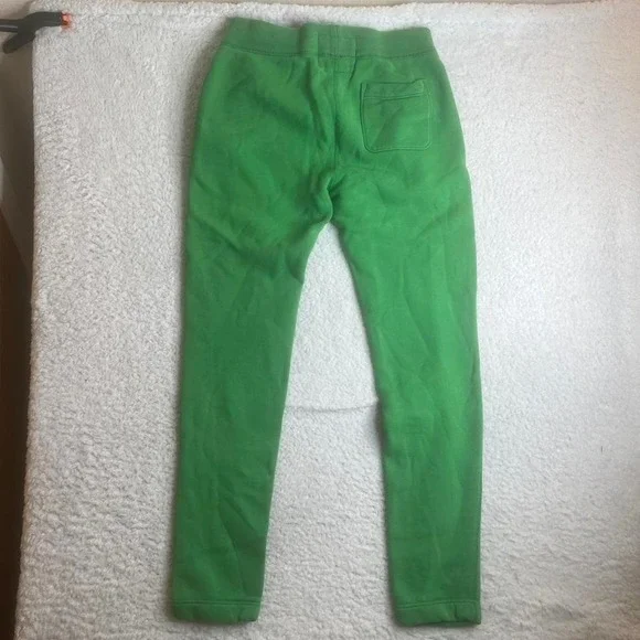 Y2K Abercrombie & fitch men's straight leg green sweatpants loose M - Picture 5 of 8